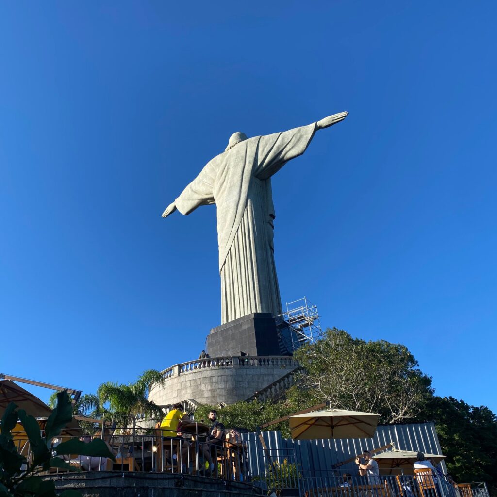 Cristo Redentor von hinte