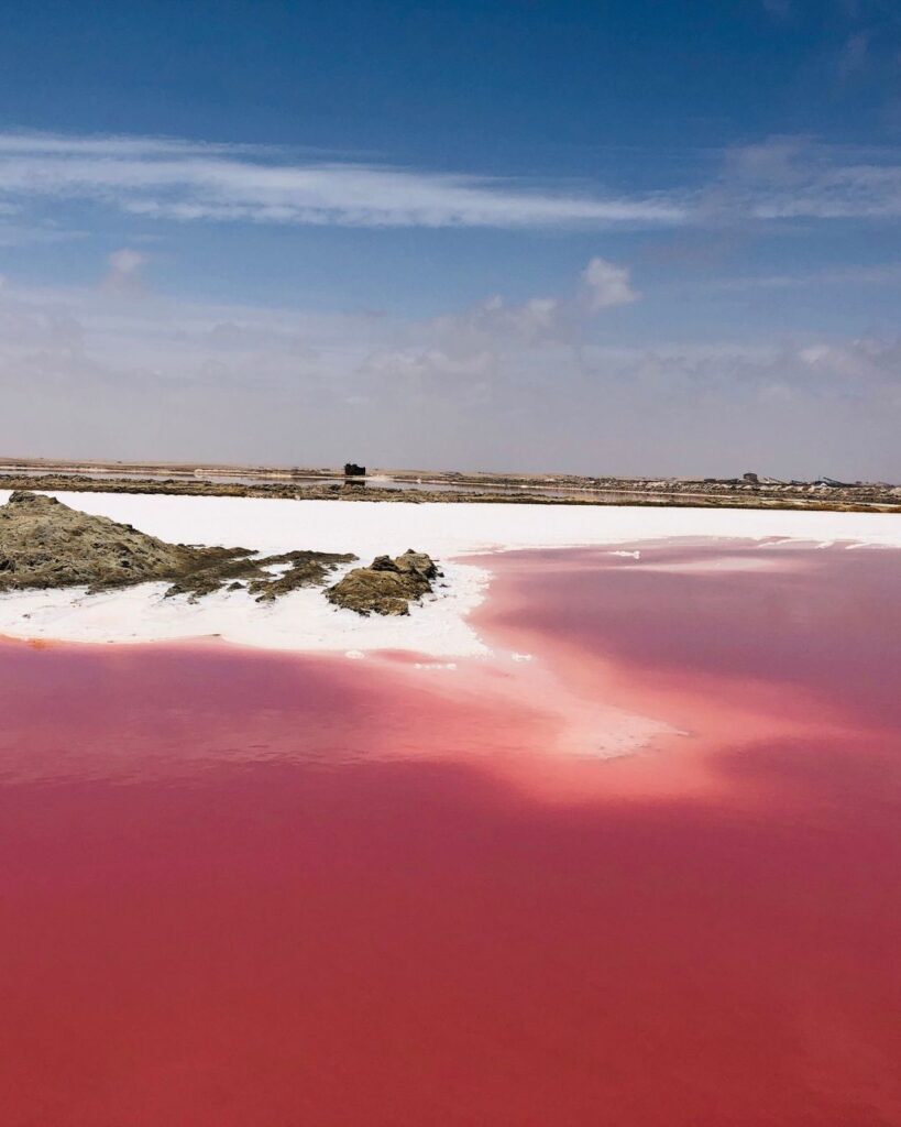 Salzsee in Walvis Bay